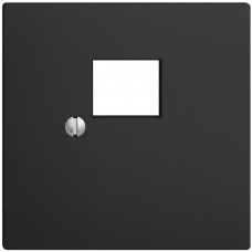 Frontplatte 1×RJ45 Edue schwarz R&M swissline