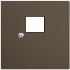 Frontplatte 1xRJ45 coffee R&M EDIZIOdue swissline