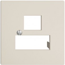 Frontplatte 3xRJ45 EDIZIOdue crema R&M swissline