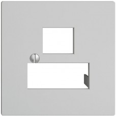 Frontplatte 3xRJ45 EDIZIOdue hellgrau R&M swissline