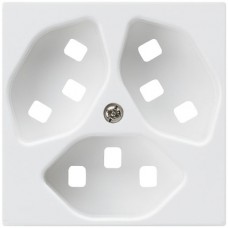 Frontplatte zu Steckdose KAL 3×T23 H weiss