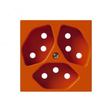 Frontplatte 3xT13 orange kallysto 60x60mm