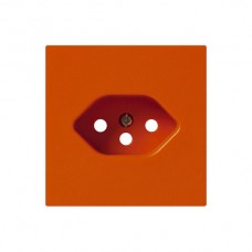 Frontplatte kallysto T13 orange 60×60mm für Steckdose T13