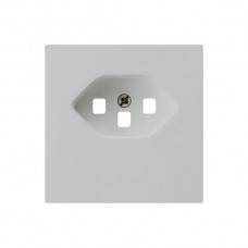 Frontplatte kallysto T23 hellgrau 60×60 für Steckdose, Schraubklemme