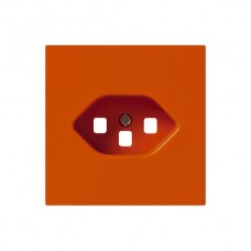 Frontplatte kallysto T23 orange 60×60 für Steckdose mit Steckklemme