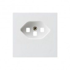 Frontplatte kallysto T23 weiss 60×60 für Steckdose, Schraubklemme