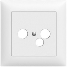 Frontset EDIZIOdue für TV-R-Datendose weiss