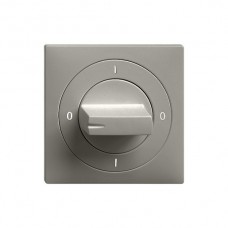 Frontset EDIZIOdue 0-1-0-1 dunkelgrau 60×60mm für Drehschalter