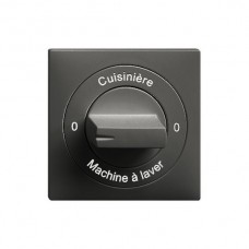 Frontset 0-Cuisinière-0-Machin à laver EDIZIOdue 60×60mm schwarz
