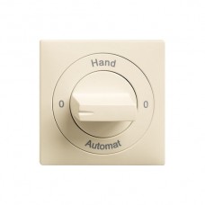 Frontset 0-Hand-0-Automat EDIZIOdue crema, 60×60mm für Drehschalter