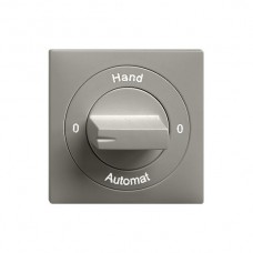 Frontset 0-Hand-0-Automat EDIZIOdue dunkelgrau 60×60mm für Drehschalter