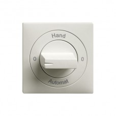 Frontset 0-Hand-0-Automat EDIZIOdue hellgrau 60×60mm für Drehschalter