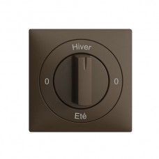 Frontset 0-Hiver-0-Eté EDIZIOdue coffee 60×60mm für Drehschalter