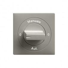 Frontset 0-Manuale-0-Aut. EDIZIOdue 60x60mm dunkelgrau