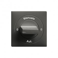 Frontset 0-Manuale-0-Aut. EDIZIOdue 60x60mm schwarz