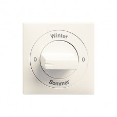 Frontset 0-Winter-0-Sommer EDIZIOdue 60×60mm weiss
