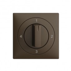Frontset EDIZIOdue 4-1-2-3 coffee 60×60mm für Drehschalter