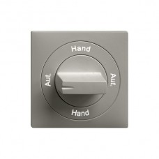 Frontset Aut.-Hand-Aut.-Hand EDIZIOdue 60×60mm dunkelgrau
