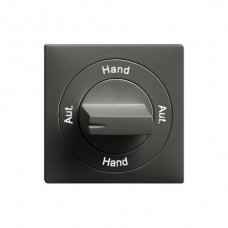 Frontset Aut.-Hand-Aut.-Hand EDIZIOdue 60×60mm schwarz