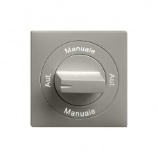 Frontset Aut.-Manuale-Aut.- Manuale EDIZIOdue 60×60mm dunkelgrau