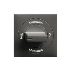 Frontset Aut.-Manuale-Aut.- Manuale EDIZIOdue 60×60mm schwarz