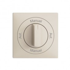 Frontset Aut.-Manuel-Aut.-Manuel EDIZIOdue 60x60mm crema