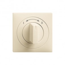 Frontset EDIZIOdue I<->II crema 60×60mm für Drehschalter