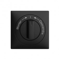 Frontset Monter->I<-Descendre EDIZIOdue 60×60mm schwarz