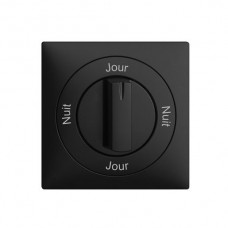 Frontset Nuit-Jour-Nuit-Jour EDIZIOdue 60×60mm schwarz