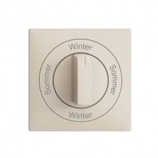 Frontset Sommer-Winter-Sommer-Winter EDIZIOdue 60×60mm crema
