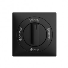 Frontset Sommer-Winter-Sommer-Winter EDIZIOdue 60×60mm schwarz
