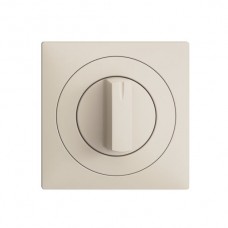 Frontset EDIZIOdue crema 60×60mm für Drehschalter