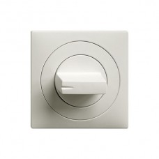 Frontset EDIZIOdue hellgrau 60×60mm für Drehschalter