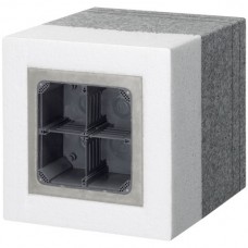 Geräteträger mit Einlasskasten Gr.2×2/E, 100-140mm