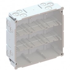 Hohlwanddose 3×3 Agro 850°C GDP mit Laschen M20/25 weiss