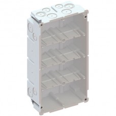 Hohlwanddose 4×2 Agro 850°C GDP mit Laschen M20/25 weiss