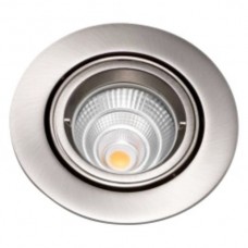 Lux-Vision BF HV-Einbauspot max. 50W/230V/GU10/Nickel gebürstet