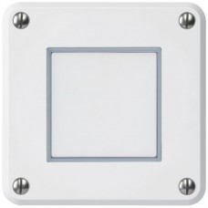 Nass-Druckschalter 3/2L weiss Einsatz Hager robusto 10A