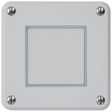 Nass-Drucktaster A-R/2L lichtgrau Einsatz Hager robusto 10A