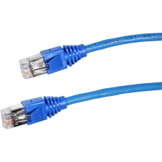 Patchkabel RJ45 0.5m blau SF/UTP Kat. 5e HF Patchkabel RJ45 0.5m blau SF/UTP Kat. 5e HF