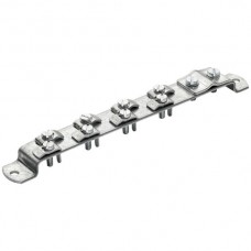 Potentialausgleichsschiene für max. 8 Koaxkabel bis 7mm