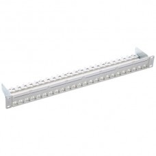 Rangierfeld 19" R&M PC 1HE leer 24×RJ45 C6A/u-grau