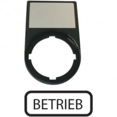 Schildträger 50x30mm "Betrieb" RMQ-Titan Eaton schwarz