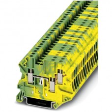 Schutzleiter-Reihenklemme PX UT 2.5-TWIN-PE grün-gelb
