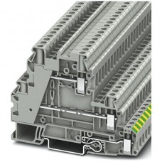 Schutzleiter-Reihenklemme PX UT 4-PE/L/N grau