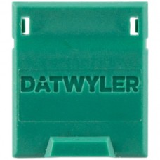 Staubschutzklappe Dätwyler für KST PLUS Kat.6A Keystone grün - 10 Stück