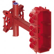 UP-Dose mit Konsole I-I-I rot MT Crallo-Tele für Isolation