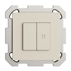 UP-Druckschalter 1K/2T Szene EDIZIOdue Wiser crema FM UP-Druckschalter 1K/2T Szene EDIZIOdue Wiser crema FM