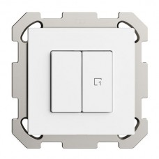 UP-Druckschalter 1K/2T Szene EDIZIOdue Wiser weiss FM UP-Druckschalter 1K/2T Szene EDIZIOdue Wiser weiss FM