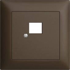 UP-Frontset EDIZIOdue coffee 88x88mm 1xRJ45 FMI